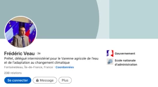 Frédéric Veau, nouveau délégué interministériel pour le suivi du Varenne de l'eau