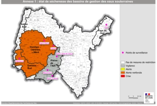 La préfète étend les mesures de gestion conjoncturelle de la sécheresse