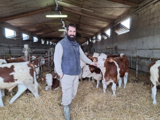 Denis Fructus, jeune agriculteur à Saint-Paul : retour aux sources