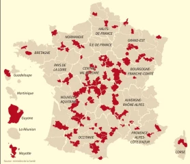 Déserts médicaux : 151 zones prioritaires 